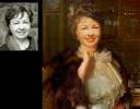 Collage nach mehreren Gemäldevorlagen des amerikanischen Malers John Singer Sargent. Mrs. J. William White, 1903; Frau Marie von Grunelius, 1902.