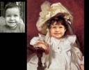 Fotomontage kreiert nach einer Gemälde-Vorlage des amerikanischen Portraitmalers, John Singer Sargent. Portrait von Dorothy, 1900.